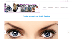 Desktop Screenshot of persianhealthint.com